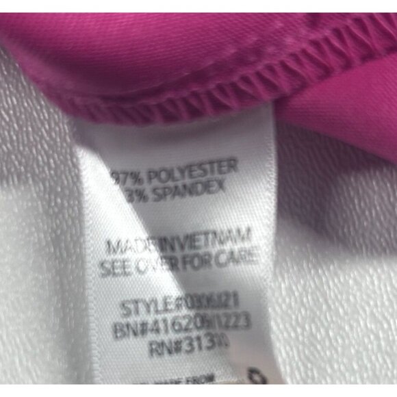 Alyx Women's Fuchsia Sleeveless Sheath Dress Size 10 Polyester NWT - Picture 10 of 10